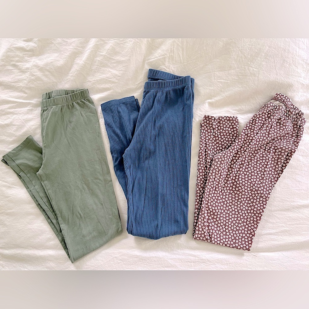 Gap Kids Leggings Lot of 3 Girls Size XL (12)